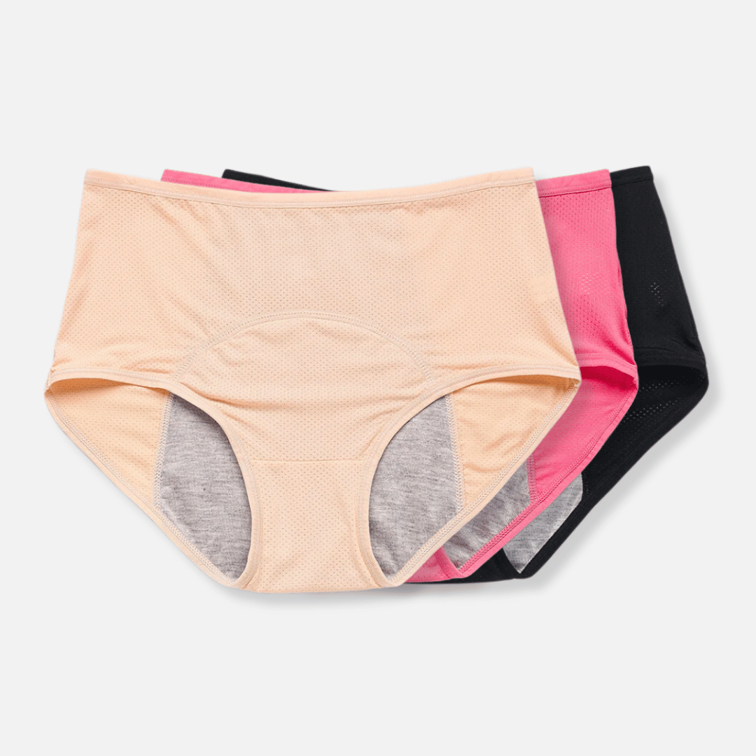 Elise | Lekvrij menstruatie ondergoed voor dames - Meerkleurig