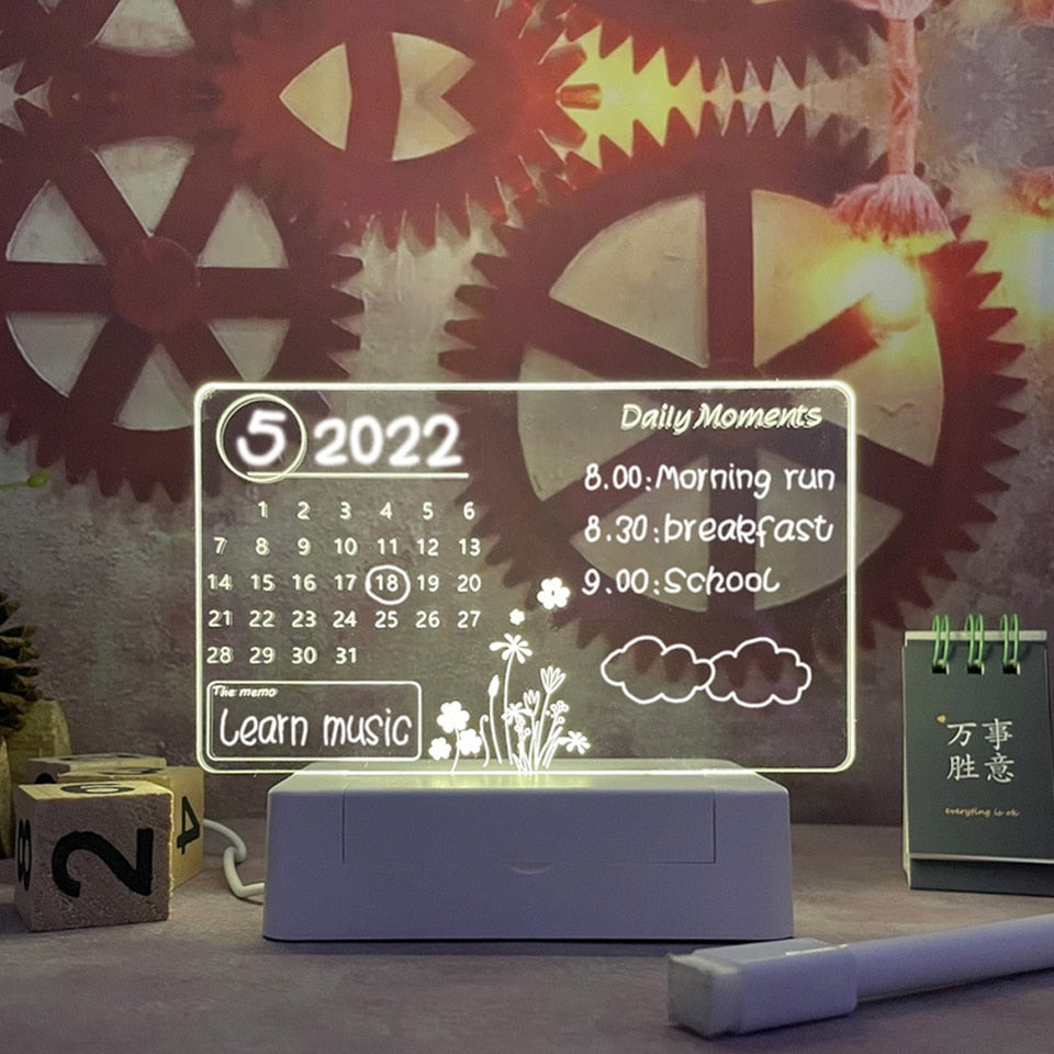 Emiel | Nachtlamp met notitiebord en pen - foto 11