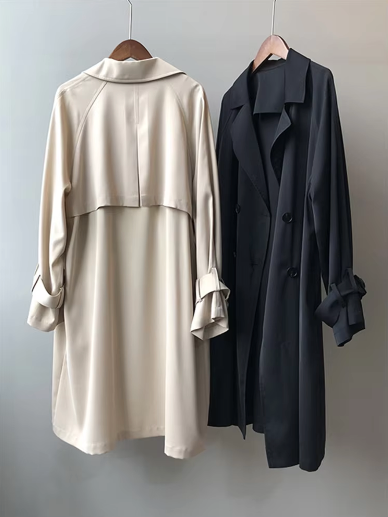 Famke | Lange trenchcoat voor dames - view 4