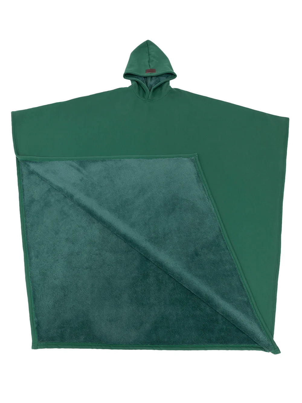 Filip | Oversized hoodie van fleece, groen - Groen