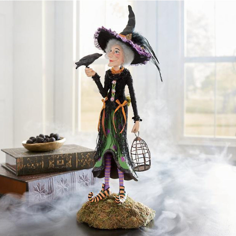 Finn | Handgemaakte heks harsfiguur voor Halloween - foto 12