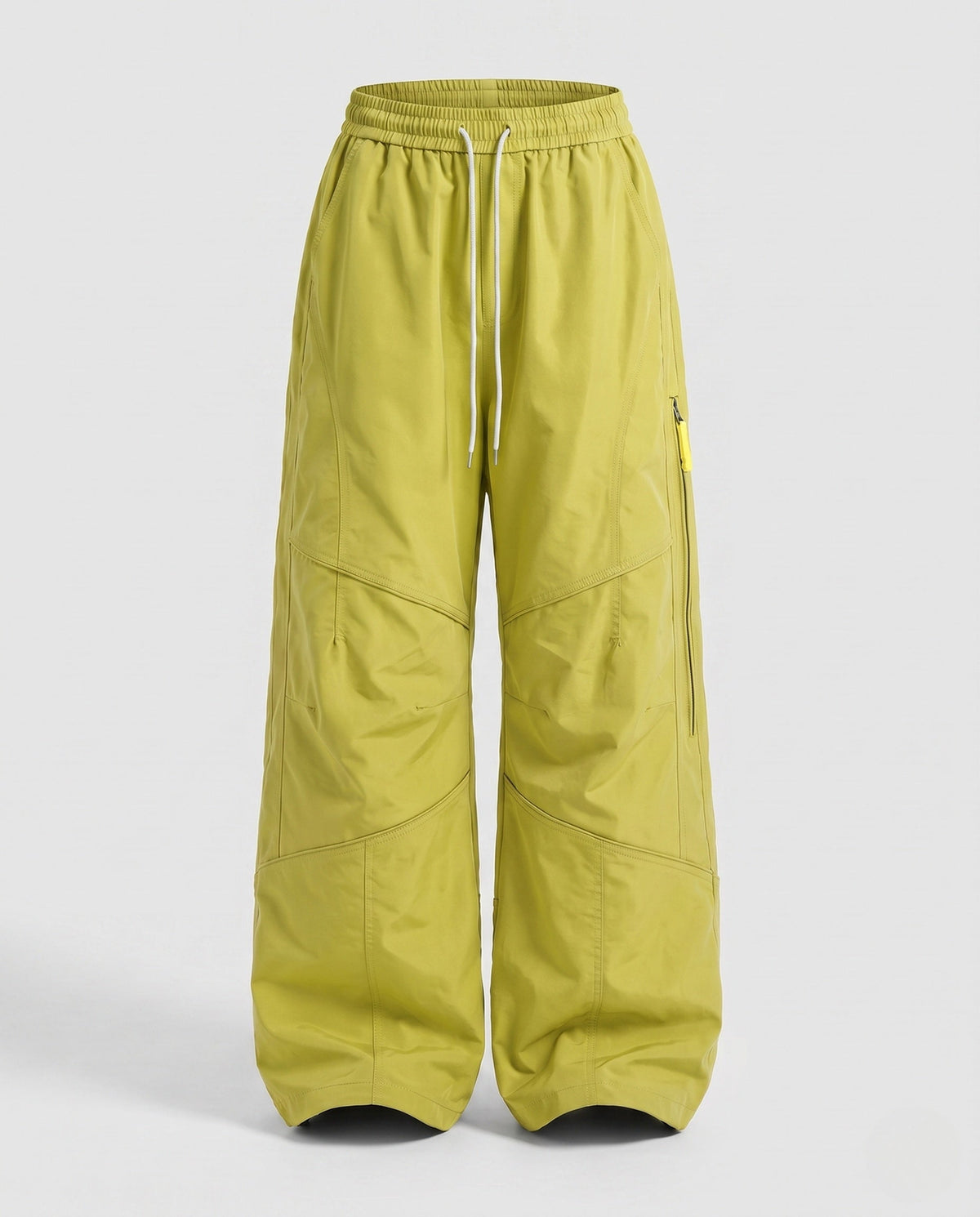 Frederique | Outdoor broek dames met wijde pijp - Geel