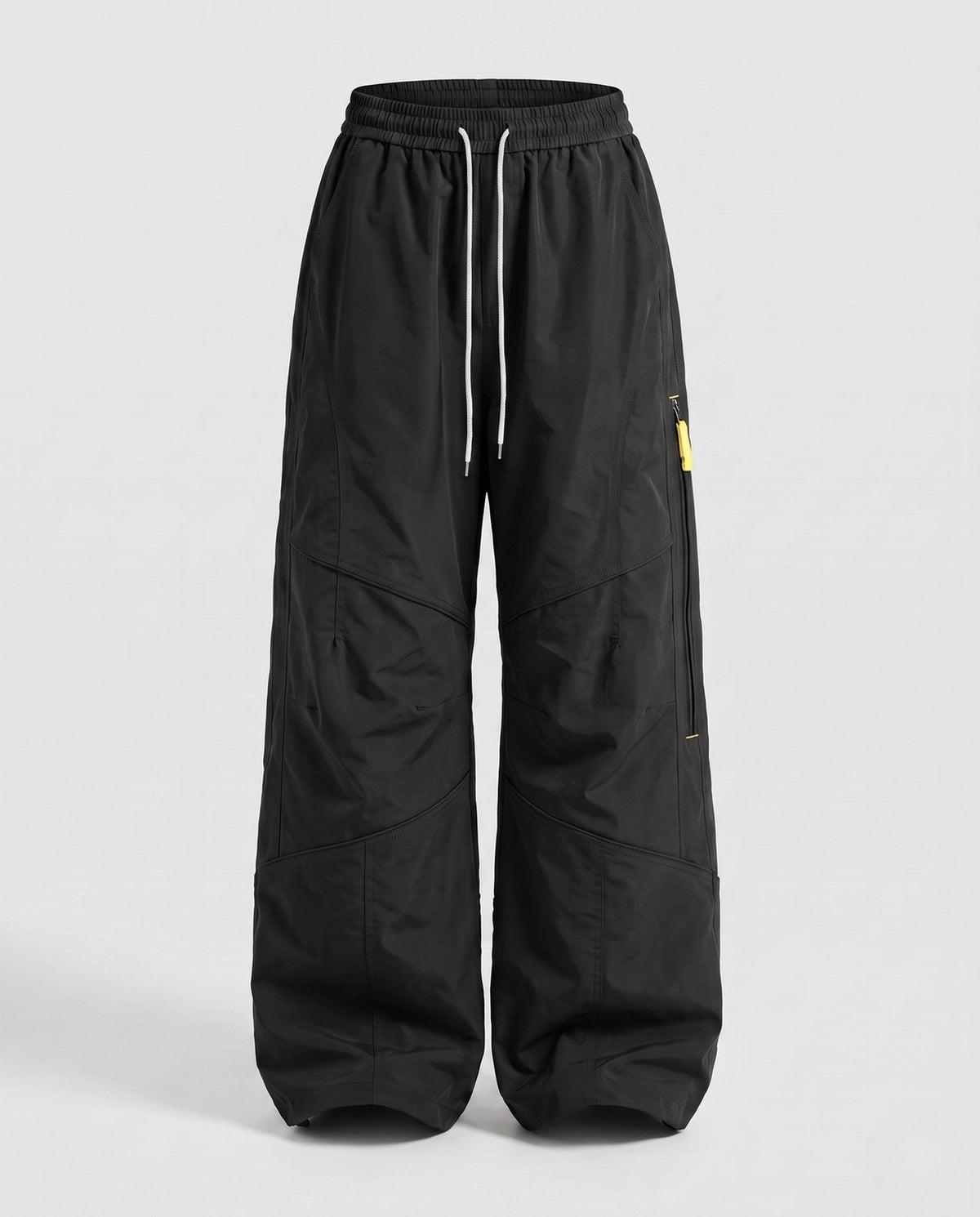Frederique | Outdoor broek dames met wijde pijp - Zwart