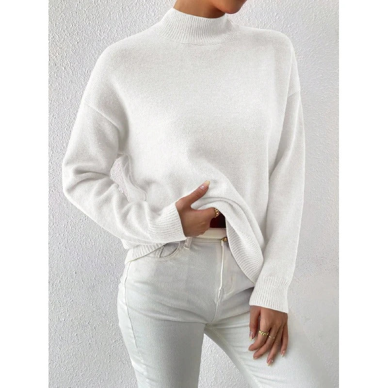 Sophia - Gestrickter Pullover mit langen Ärmeln