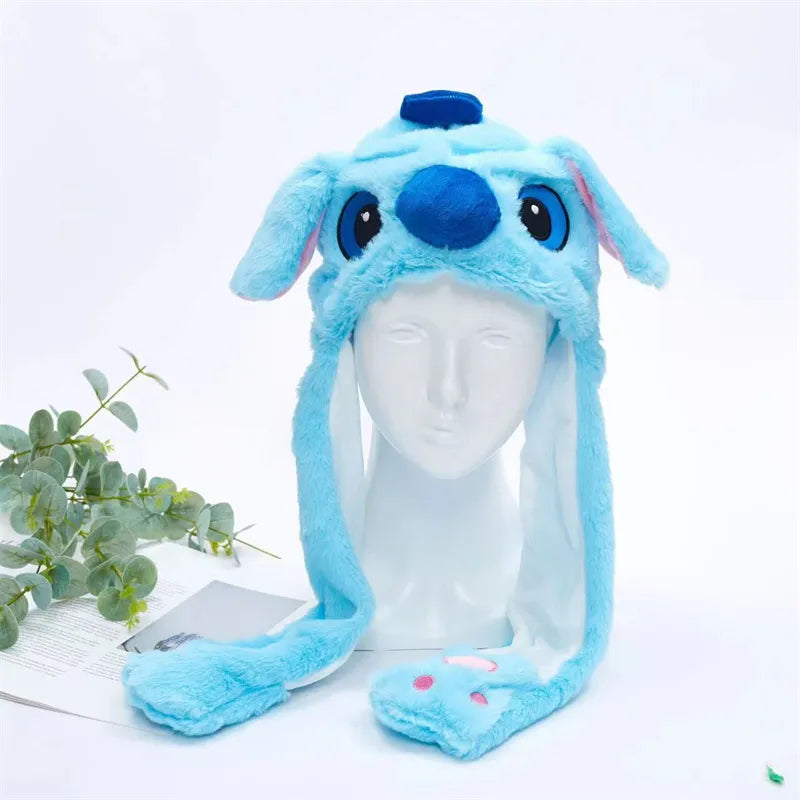 Geert | Pluche muts met bewegende oren - Stitch