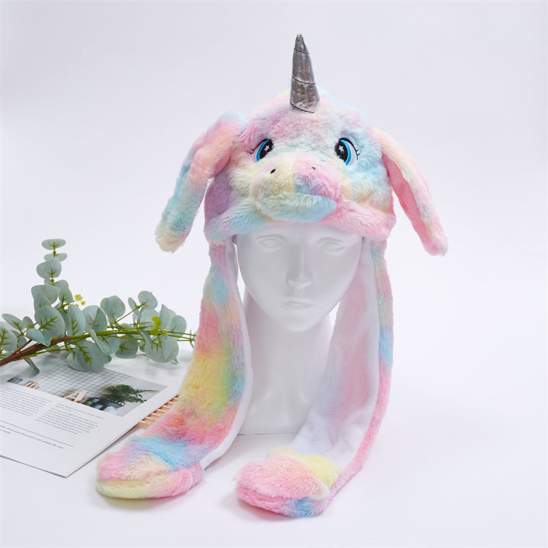 Geert | Bonnet en peluche avec oreilles mobiles