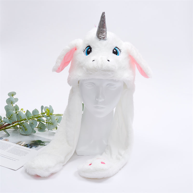 Geert | Bonnet en peluche avec oreilles mobiles