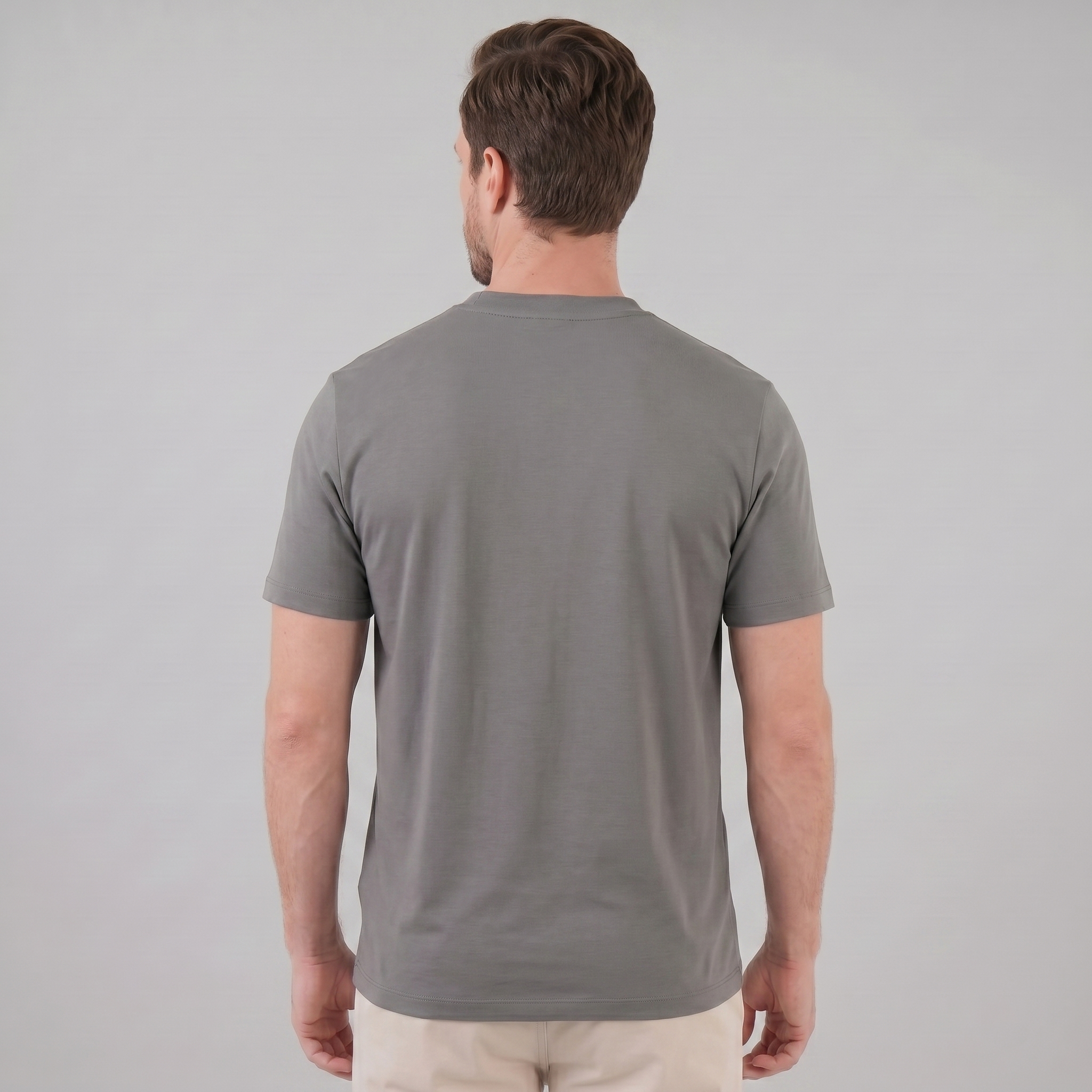 Gijs | T-shirt heren relaxed fit met borstzak - view 16