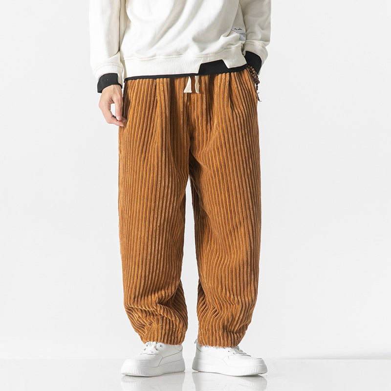 Guus | Corduroy broek voor heren - Bruin