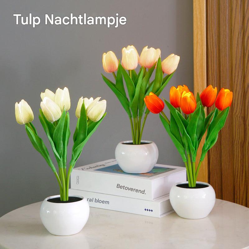 Hessel | LED tulpen nachtlamp met warm licht - foto 13