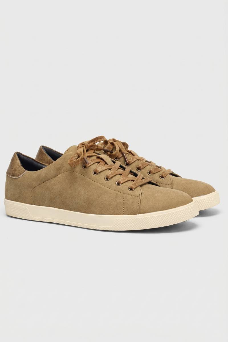 Hidde | Sneakers voor heren met veters - Taupe