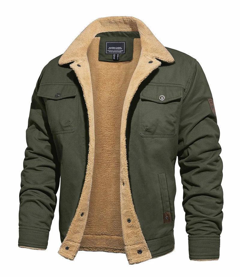 Hugo - Manteau chaud avec col et doublure en teddy
