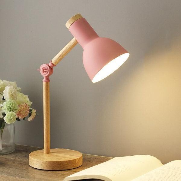 Scandura – Energiezuinige Nordic LED Houten Bureaulamp