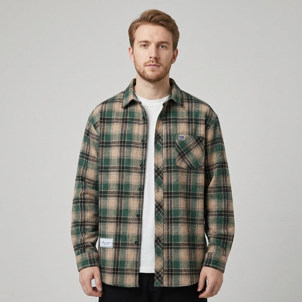 Jeroen | Geruit overshirt voor heren - view 12