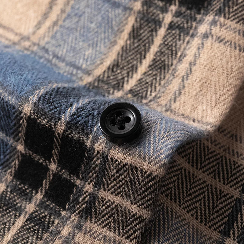 Jeroen | Geruit overshirt voor heren - view 15