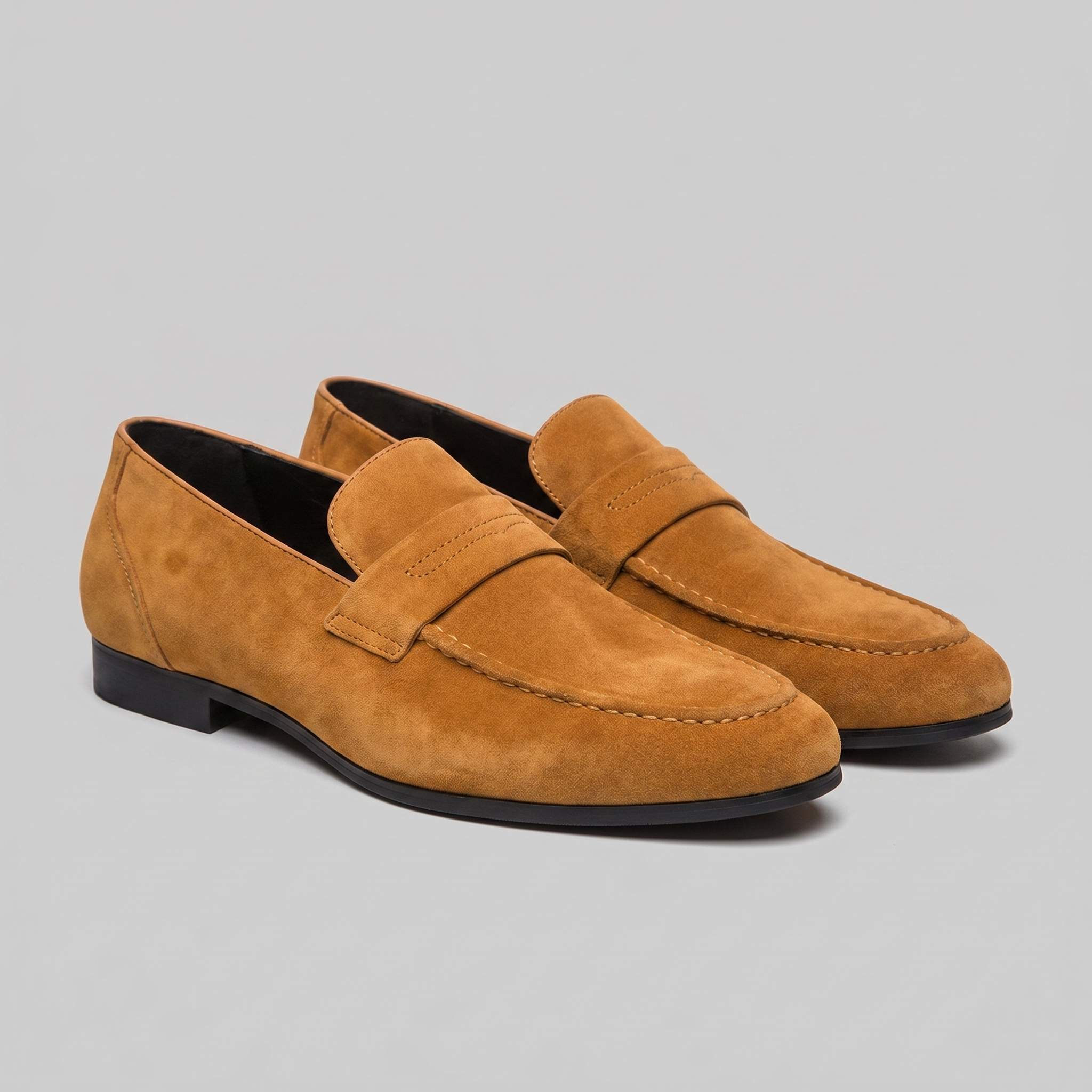 Jesse | Suède penny loafers voor heren - view 11