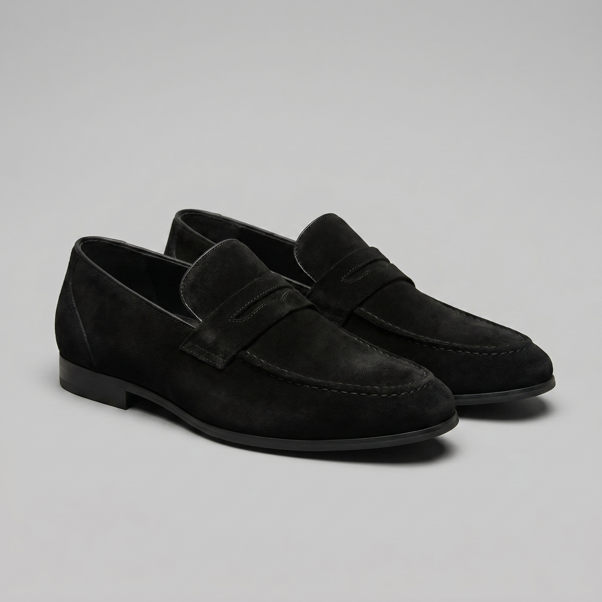 Jesse | Suède penny loafers voor heren - view 15