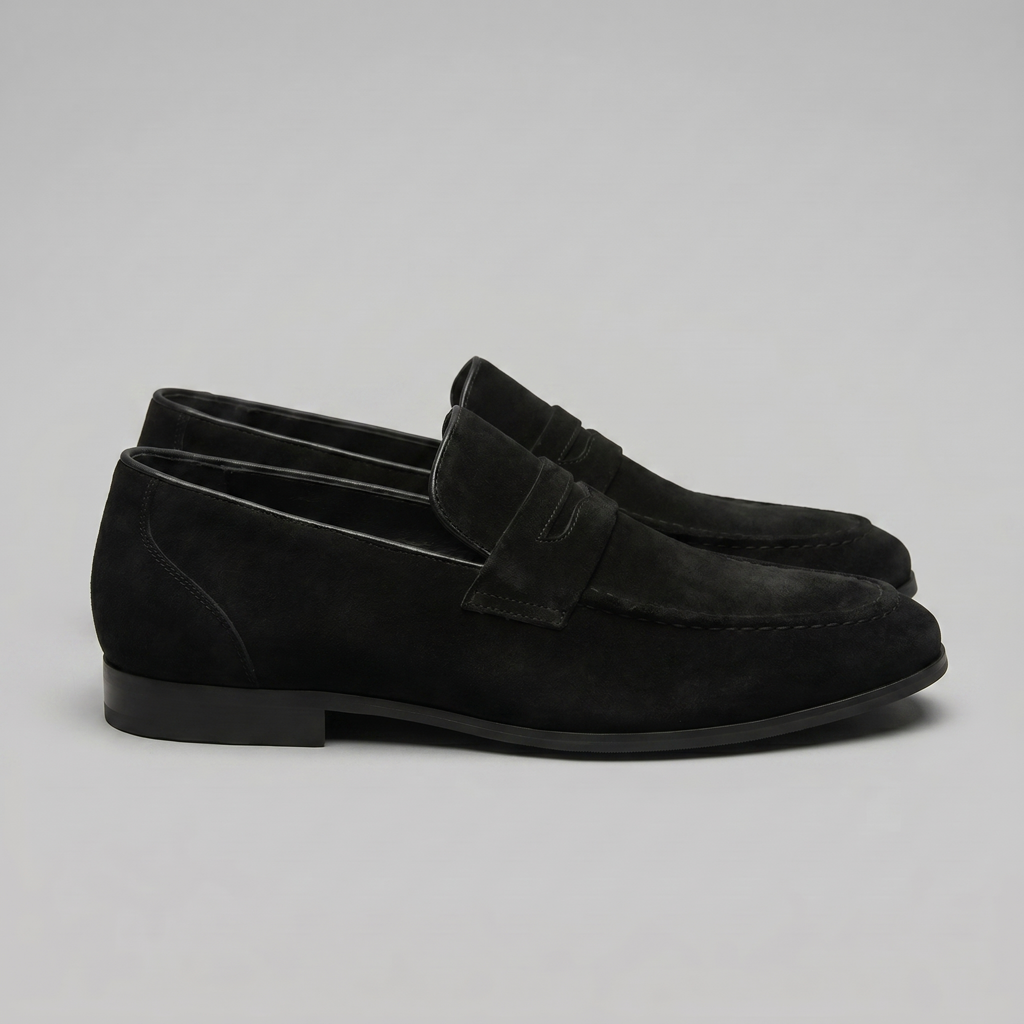 Jesse | Suède penny loafers voor heren - view 16