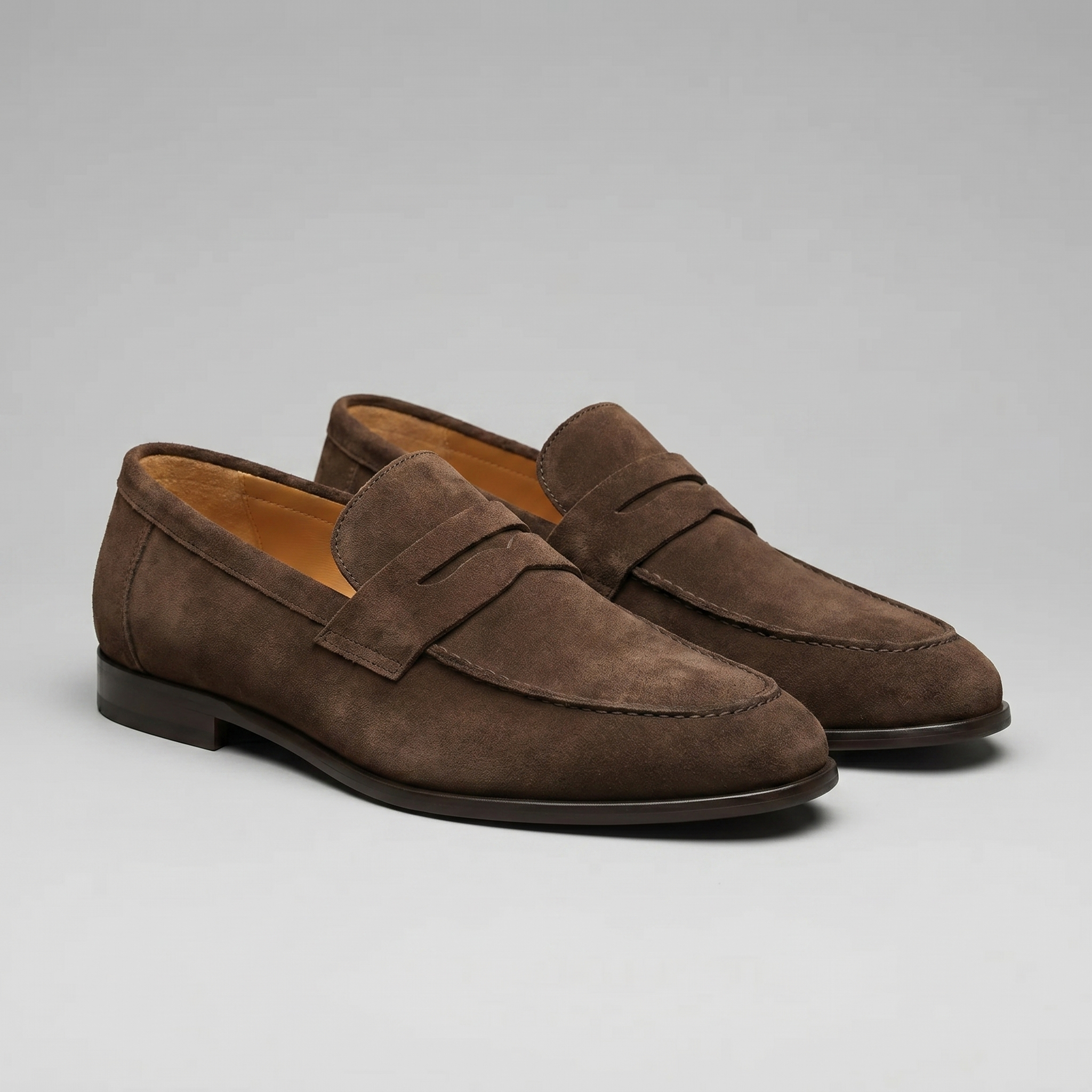 Jesse | Suède penny loafers voor heren - view 6