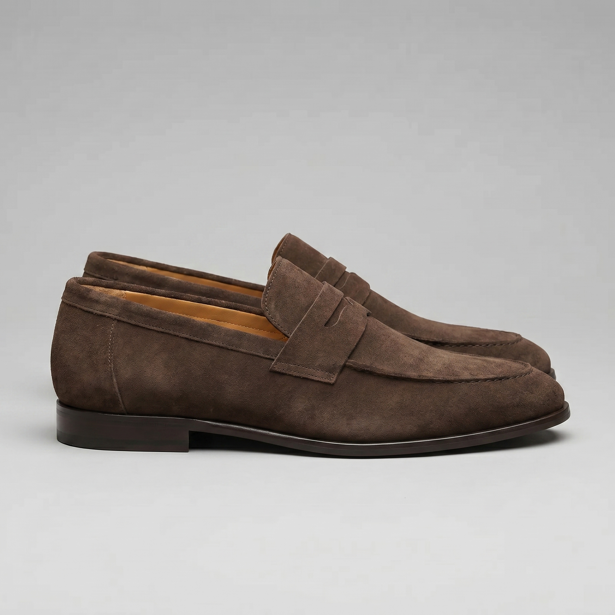 Jesse | Suède penny loafers voor heren - view 7