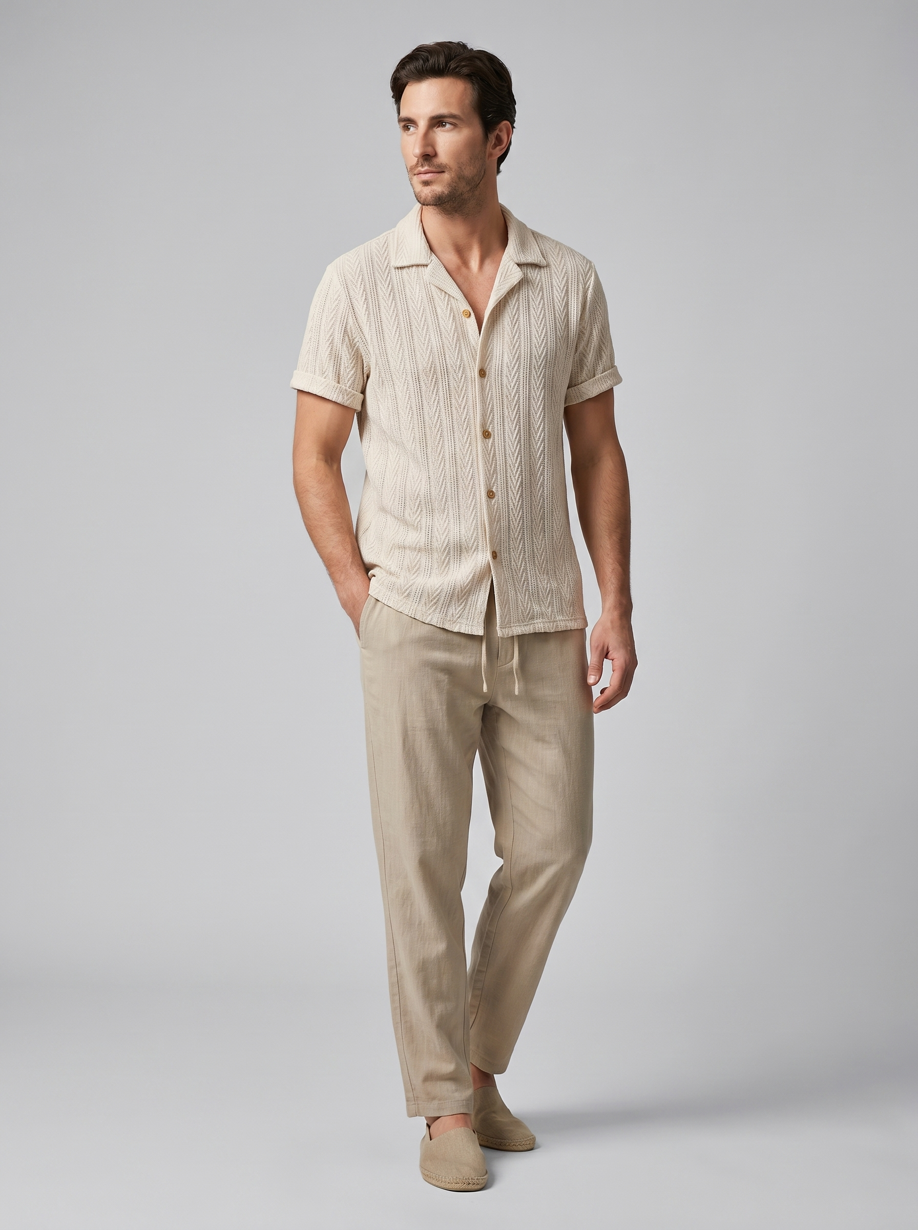 Job | Gebreide zomerset voor heren - view 22