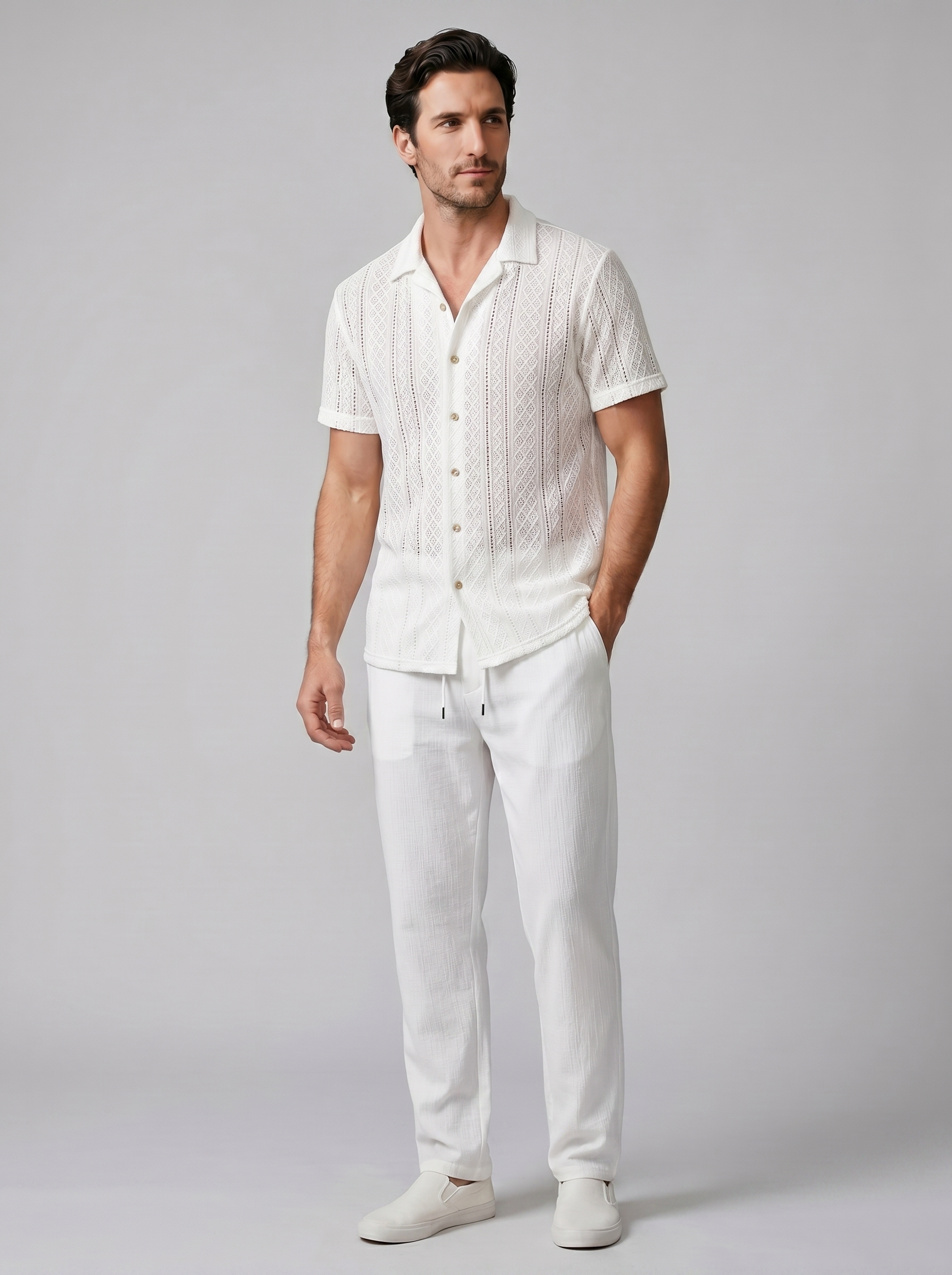 Job | Gebreide zomerset voor heren - view 26