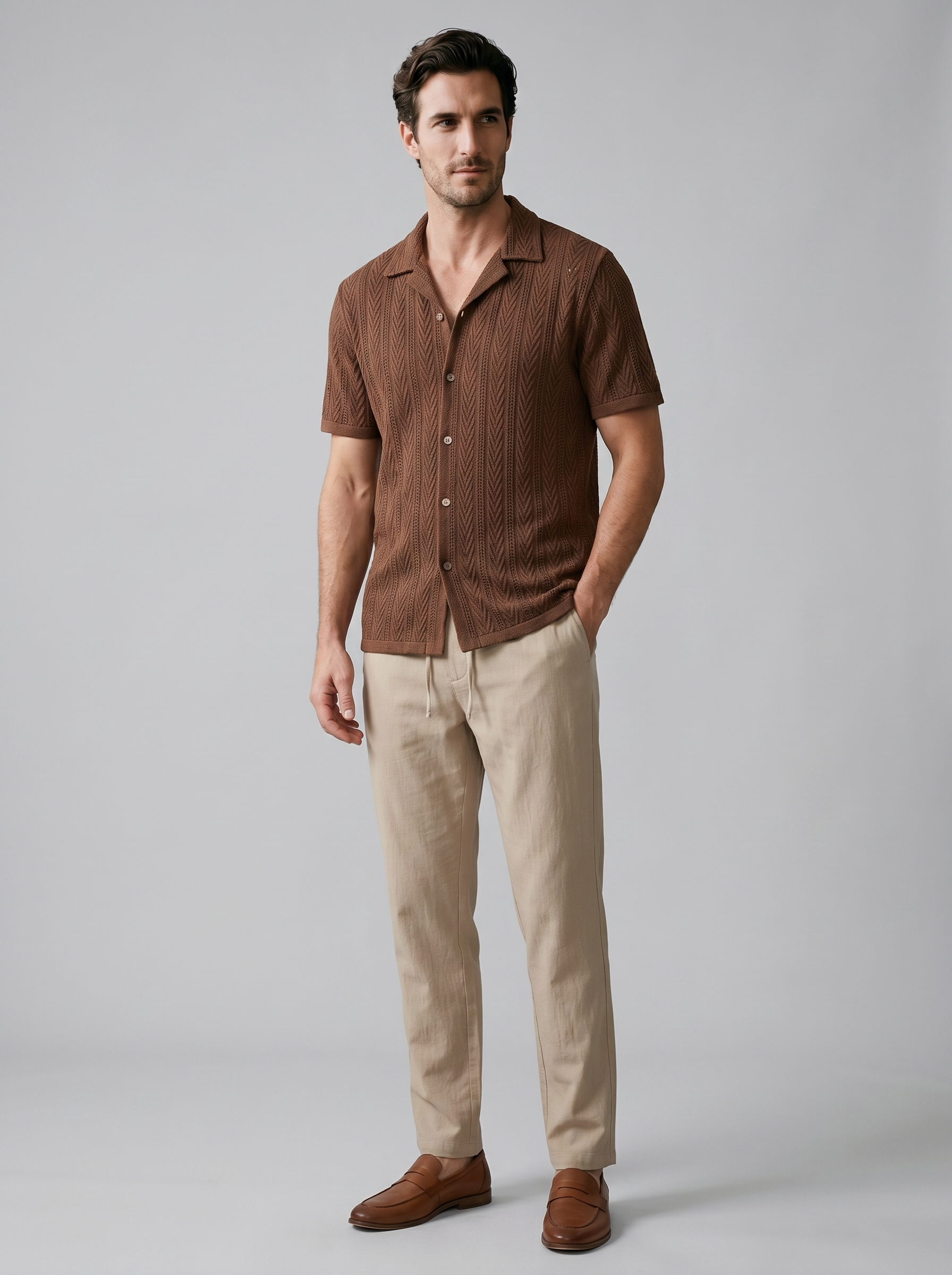 Job | Gebreide zomerset voor heren - view 7