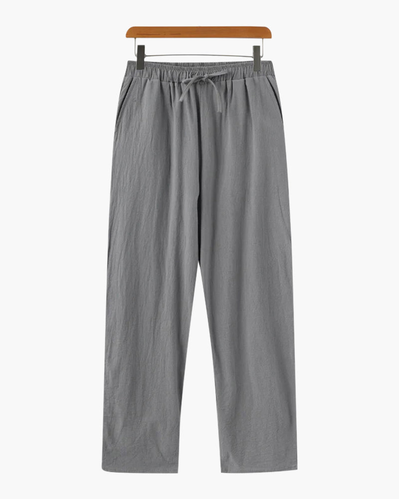 Johannes | Oversized zomerbroek voor heren - Grijs