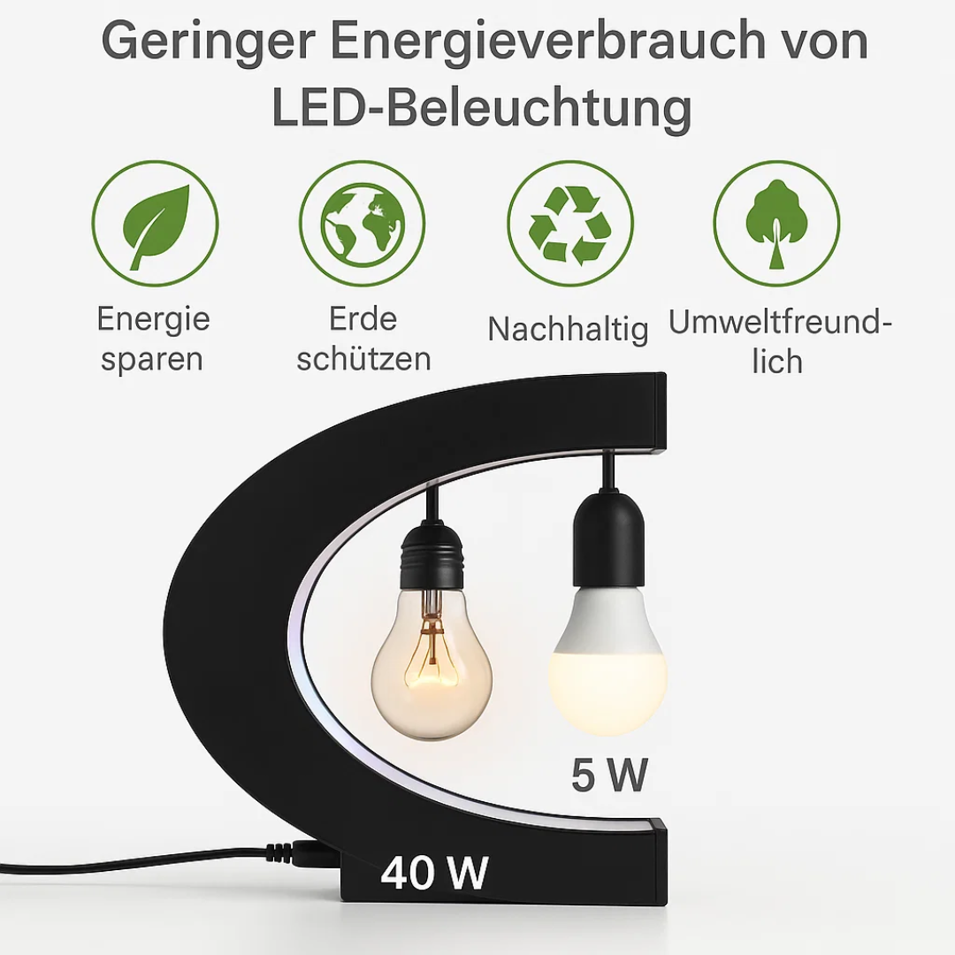 Jorn | Zwevende wereldbol lamp met LED - foto 16