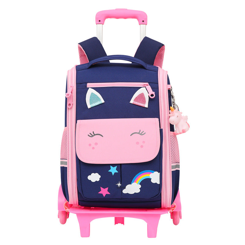 Jort | Trolley schooltas voor kinderen met dierenmotief - view 11