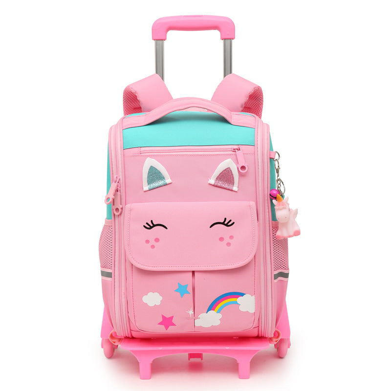 Jort | Trolley schooltas voor kinderen met dierenmotief - view 6