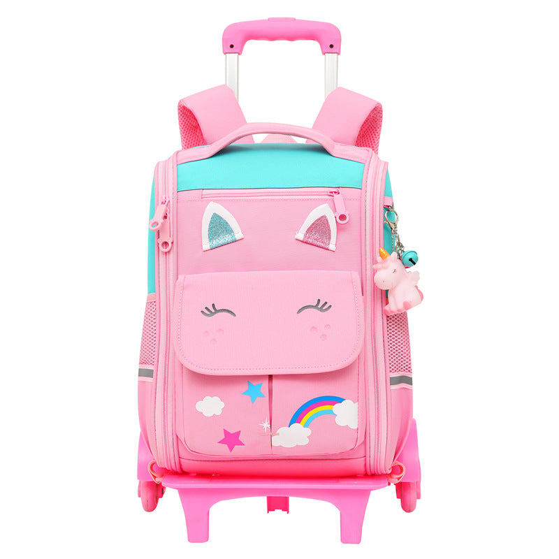 Jort | Trolley schooltas voor kinderen met dierenmotief - view 9
