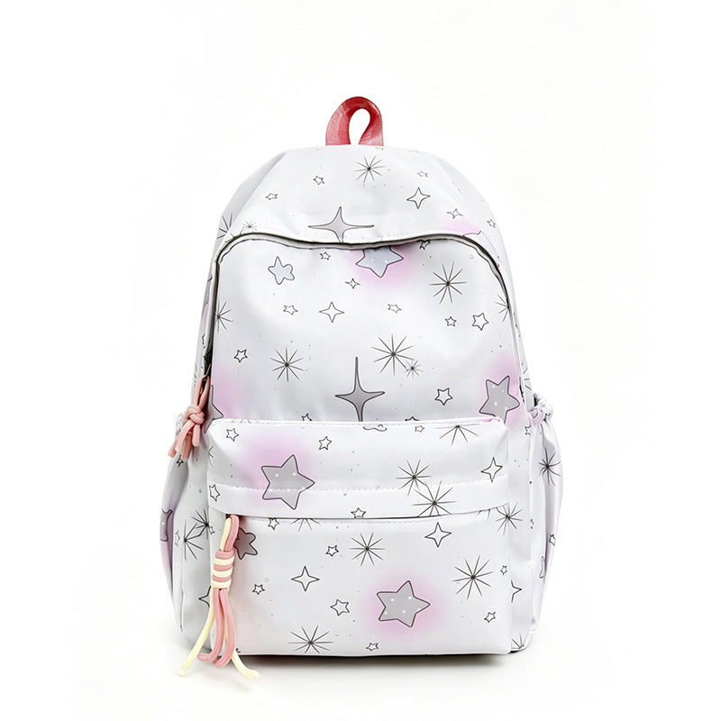 Josine | Rugzak met sterren voor school - Roze