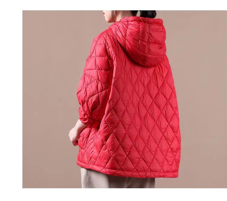 Julia | Oversized donsjas met capuchon voor dames - view 8