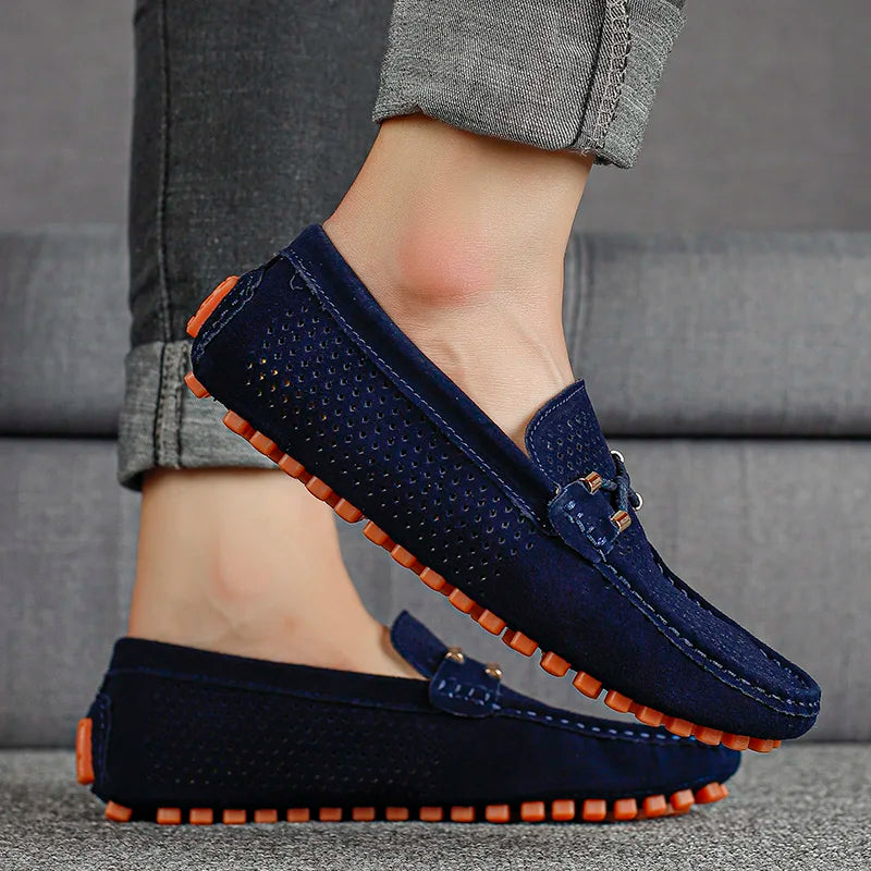 Karel | Suède loafers voor heren - view 6