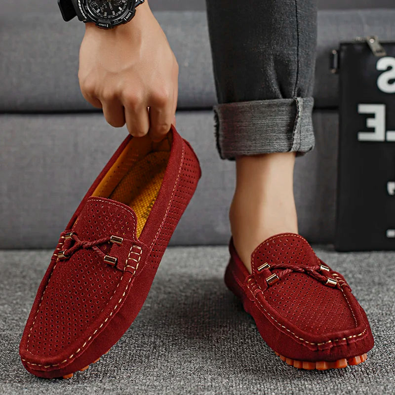 Karel | Suède loafers voor heren - view 7