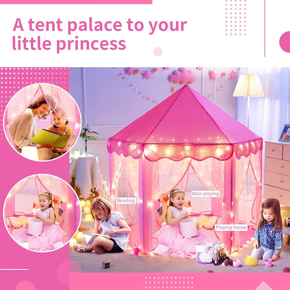 Kasper | Prinsessen speeltent met sterrenverlichting - foto 3