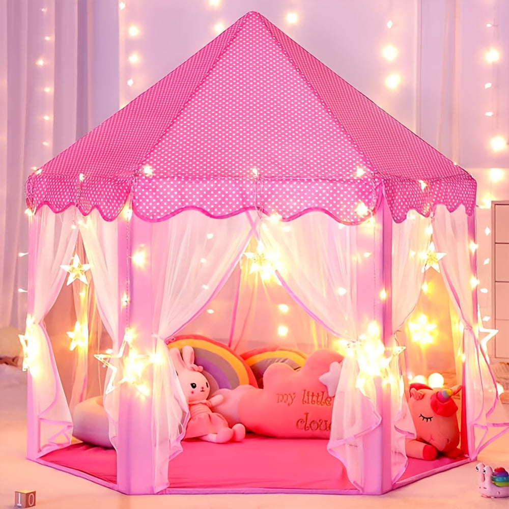 Kasper | Prinsessen speeltent met sterrenverlichting - foto 6