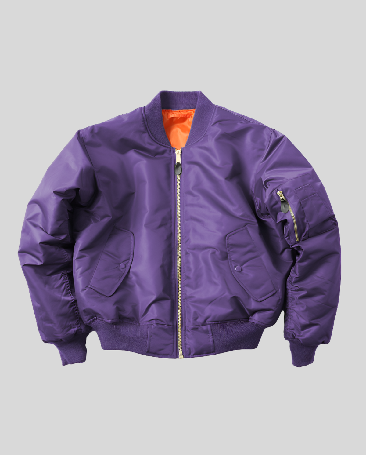 Kim | Klassiek gevoerd bomberjack voor dames - Violet