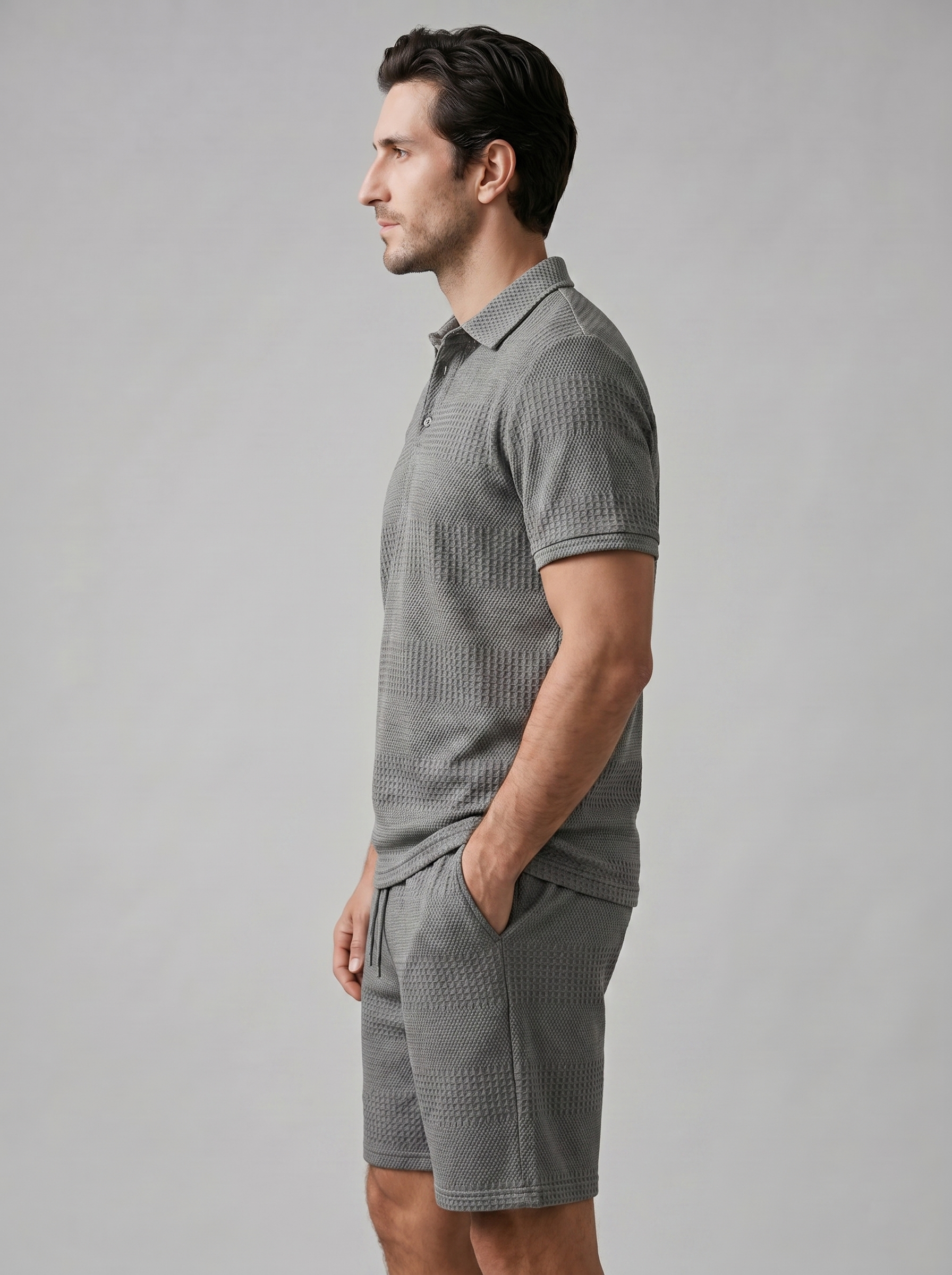 Koen | Poloshirt en shorts set voor heren - view 12
