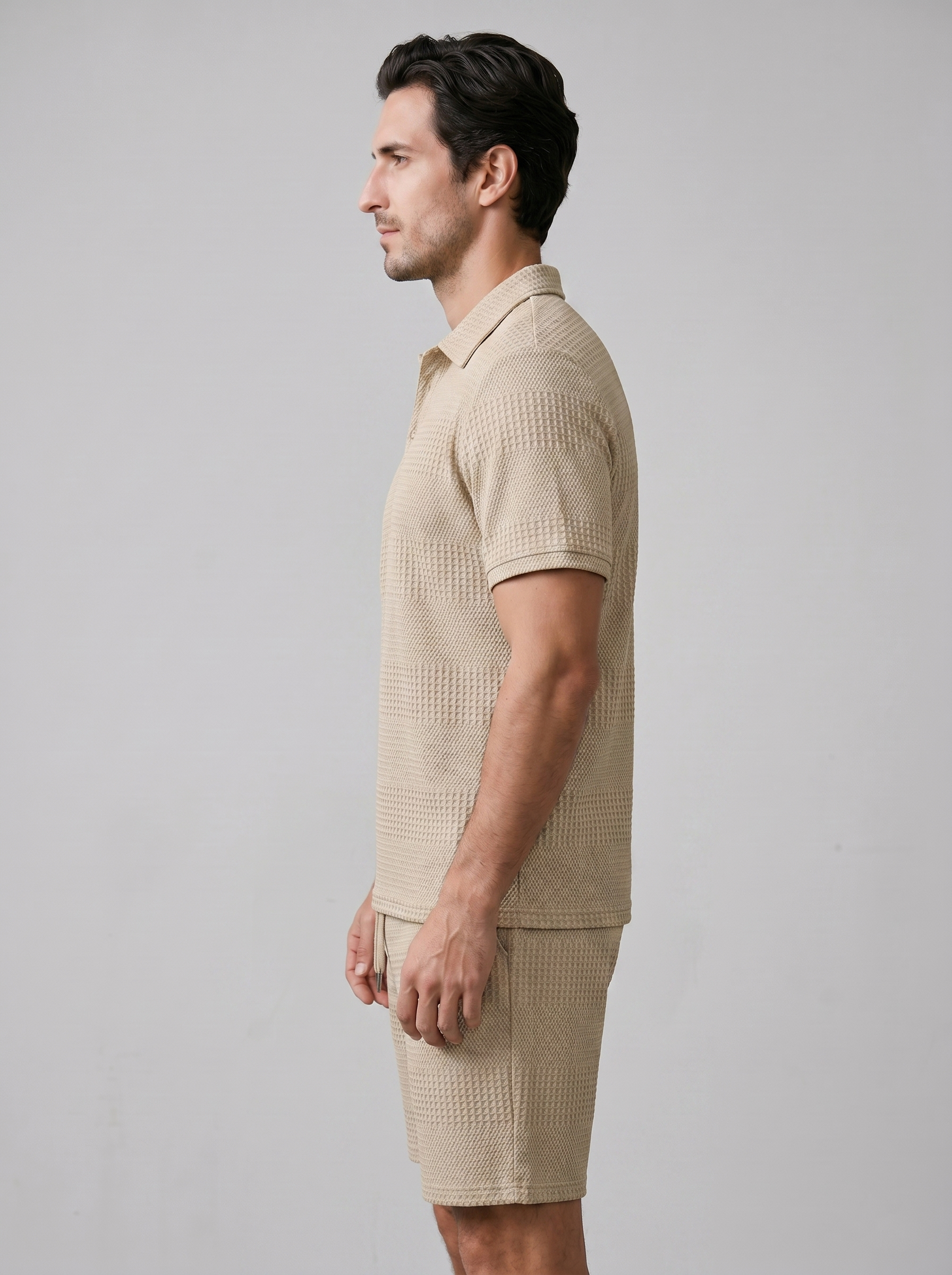 Koen | Poloshirt en shorts set voor heren - view 24