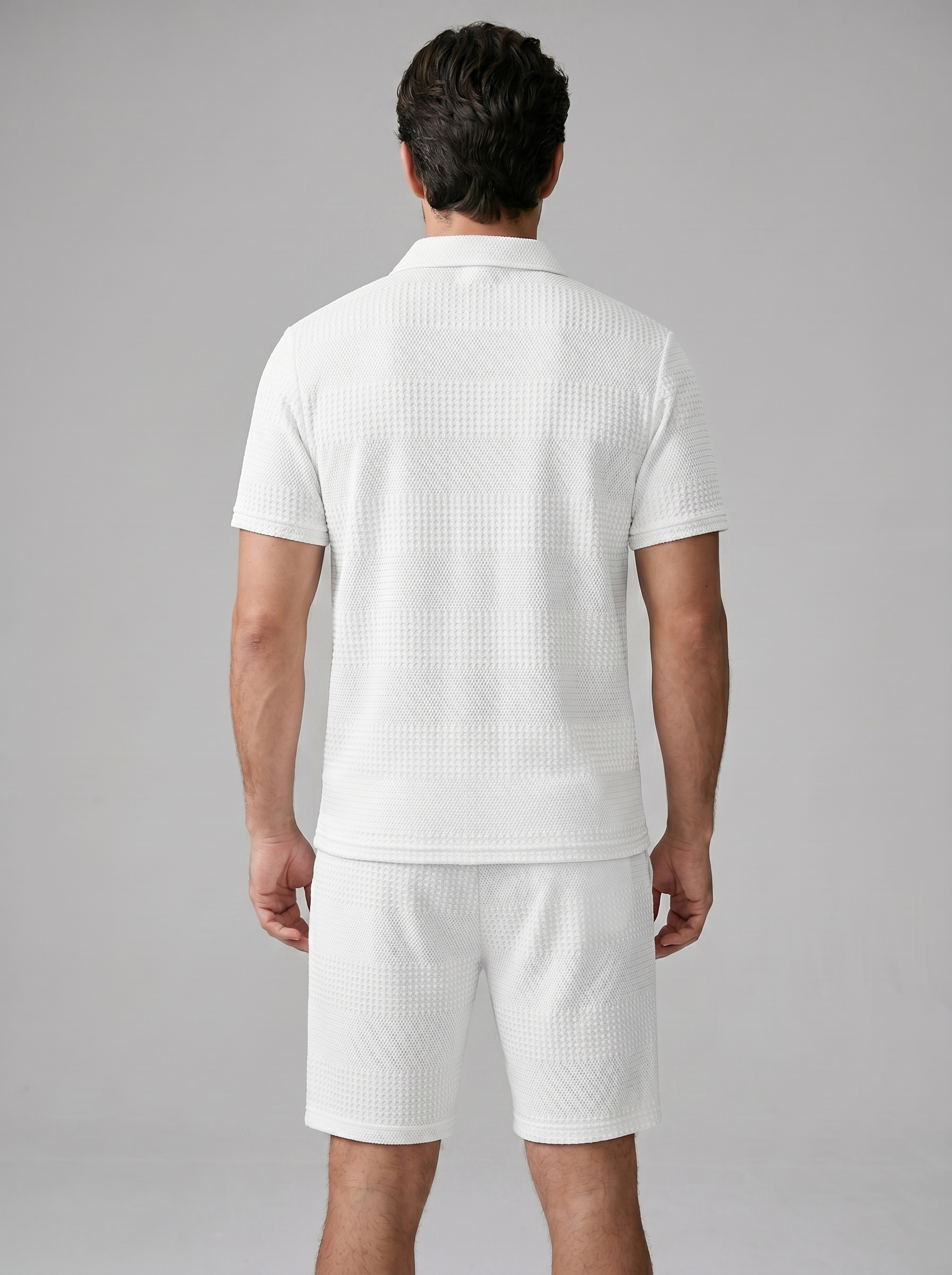 Koen | Poloshirt en shorts set voor heren - view 9