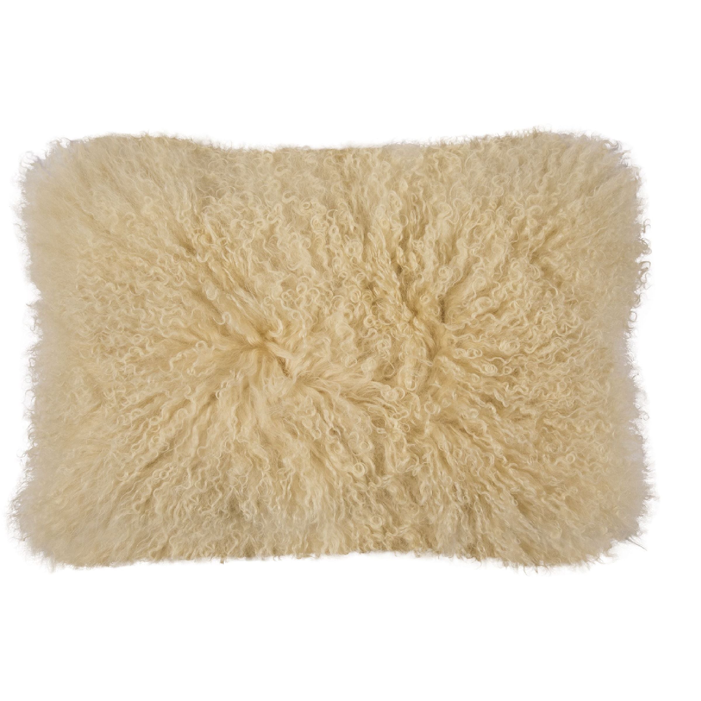 kussen GLORY kussenhoes van lamsvacht en polyester 30