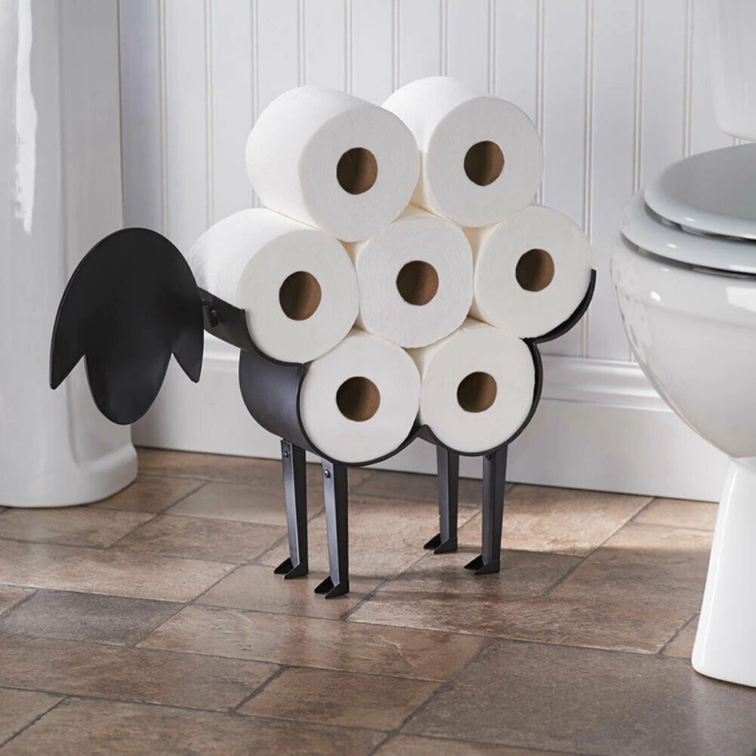 Lodewijk | Dierlijke toiletrolhouder van metaal - foto 2