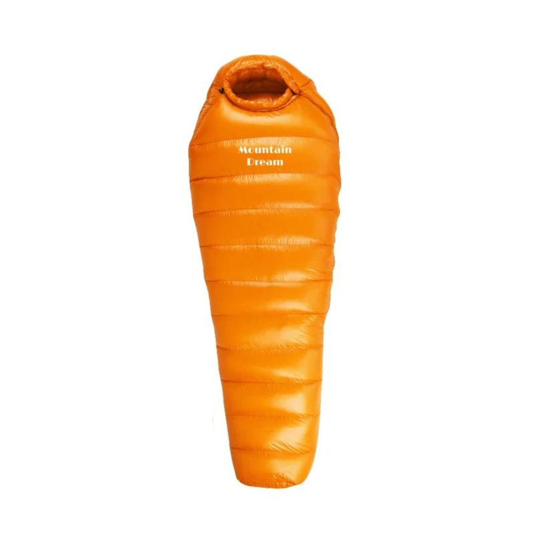 Lodewijk | Donzen winterslaapzak mummymodel - Oranje