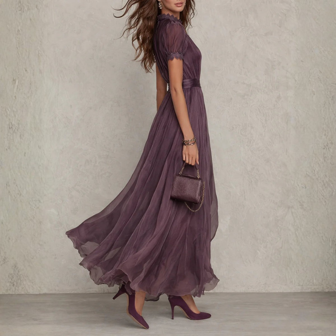 Louise | Chiffon maxi-jurk voor dames - view 3