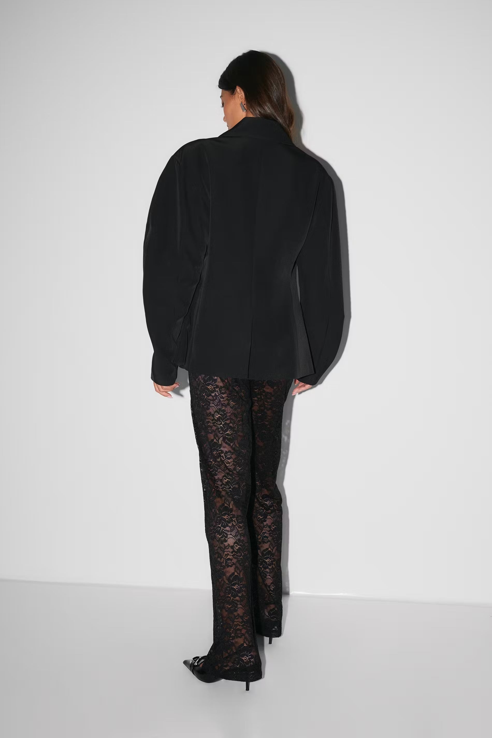 Lynn | Kanten flared broek voor dames - view 4