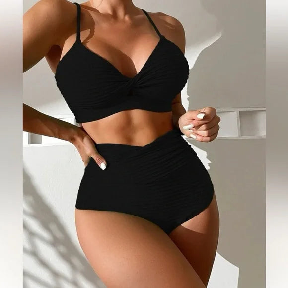 Aliana - Push Up Bikini met Hoge Taille voor de Zomer