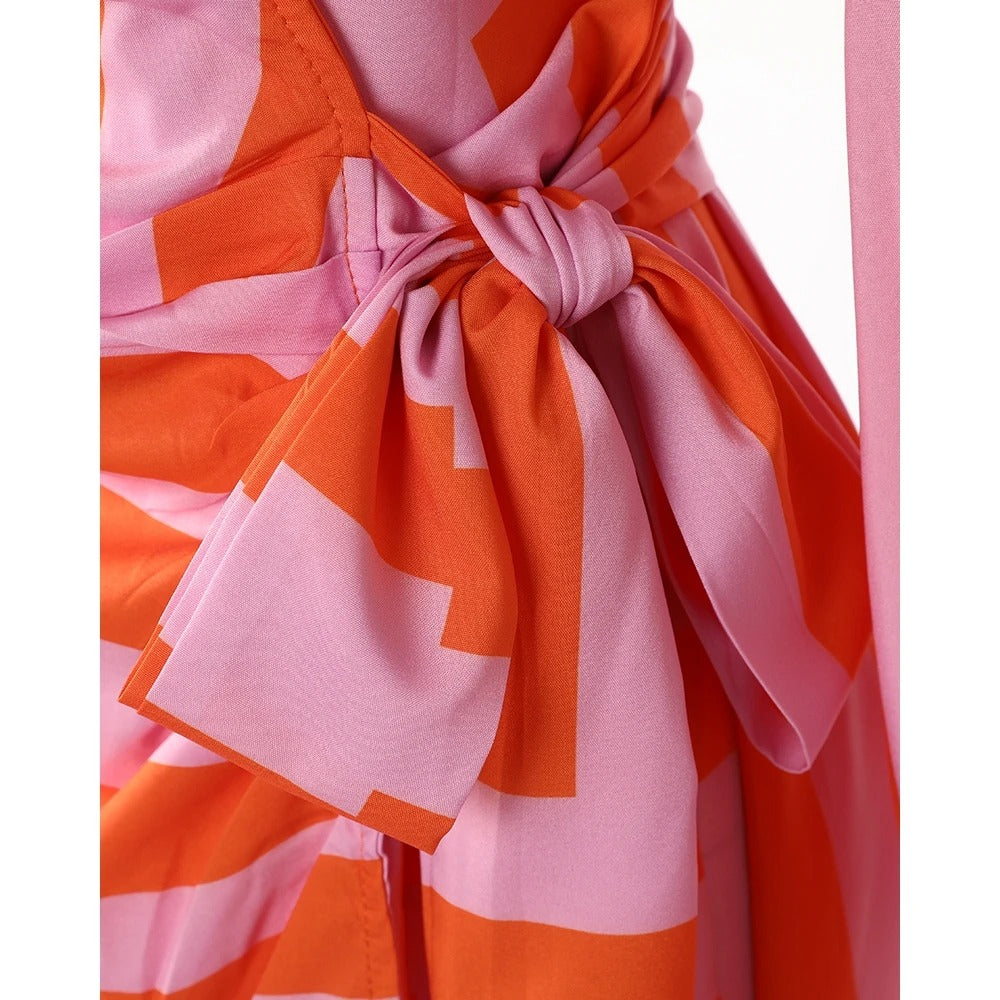 Zarah – Luchtige Wikkeljurk met V-Hals voor Dames