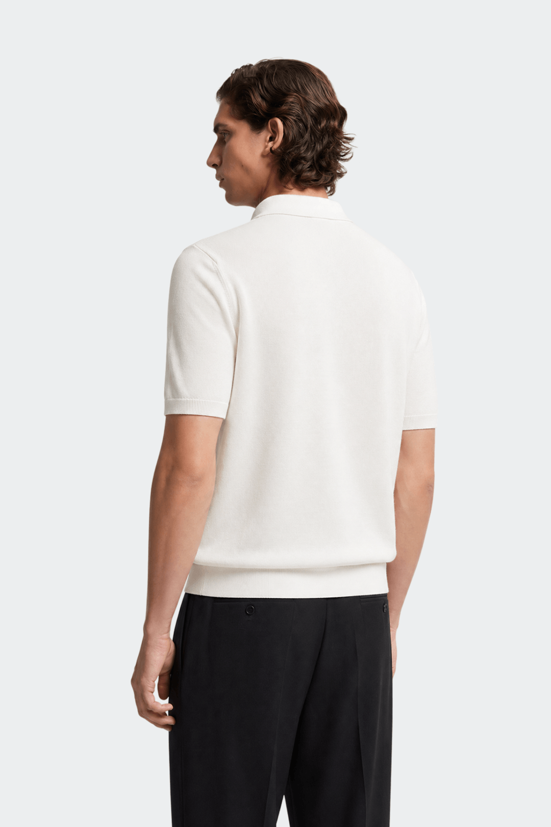Mats | Gebreide polo voor heren - view 9